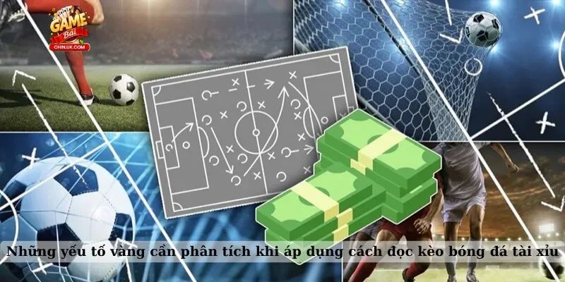 Những yếu tố vàng cần phân tích khi áp dụng cách đọc kèo bóng đá tài xỉu